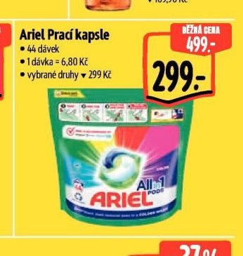 Ariel Prací kapsle