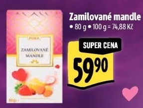 Mandle v čokoládě Poex