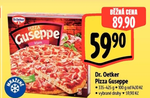 Pizza mražená Guseppe Dr. Oetker