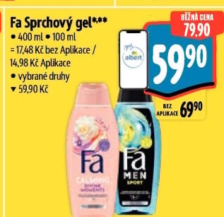 Sprchový gel Fa