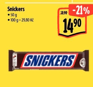 Tyčinka Snickers