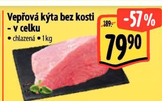 Vepřová kýta bez kosti