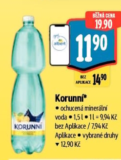 Voda ochucená Korunní