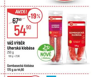 Váš Výběr Uherská klobása
