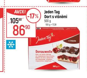 Jeden Tag Dort s višněmi