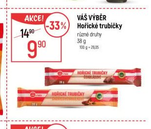 VÁŠ VÝBĚR Hořické trubičky