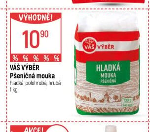 VÁŠ VÝBĚR Pšeničná mouka