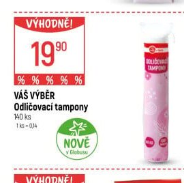 VÁŠ VÝBĚR Odličovací tampony