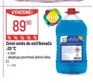 Zimní směs do ostřikovačů