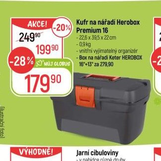 Kufr na nářadí Herobox Premium 16