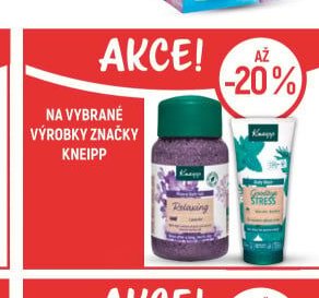 Na vybrané výrobky značky Kneipp