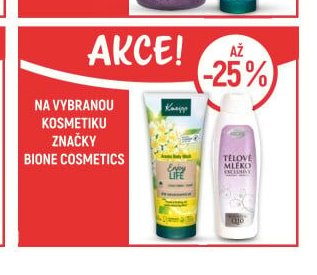 Na vybranou kosmetiku značky Bione Cosmetics