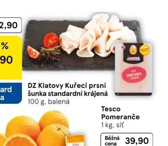 DZ Klatovy Kuřecí prsní šunka