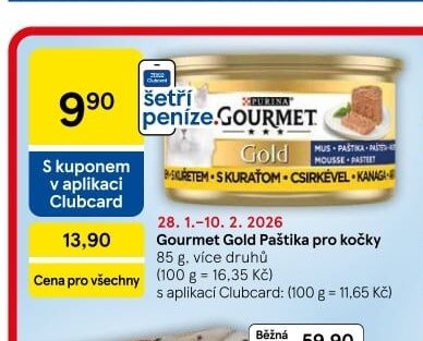 Gourmet Gold Paštika pro kočky