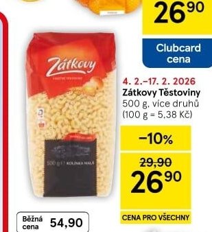 Zátkovy Těstoviny