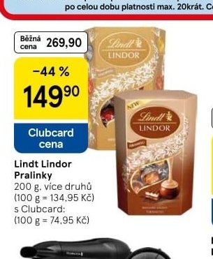 Lindt Lindor Pralinky
