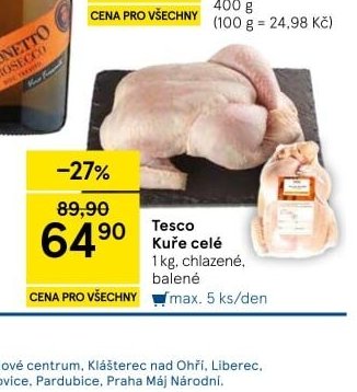Tesco Kuře celé