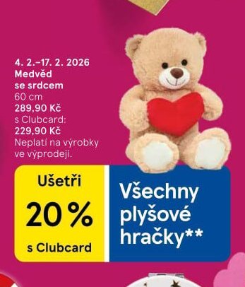 Medvěd se srdcem 60 cm