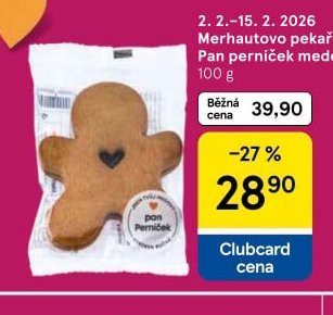Merhautovo pekařství Pan perníček medový 100 g