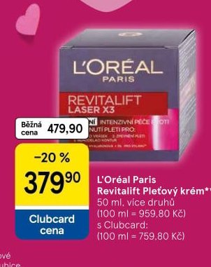 L'Oréal Paris Revitalift Pleťový krém - Tesco akcniletaky.com