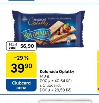 Kolonáda Oplatky