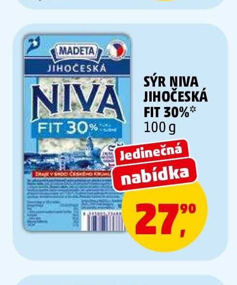 Sýr Niva Jihočeská 100 g