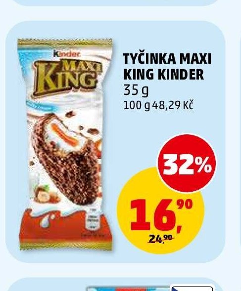 Tyčinka Maxi King Kinder 35 g