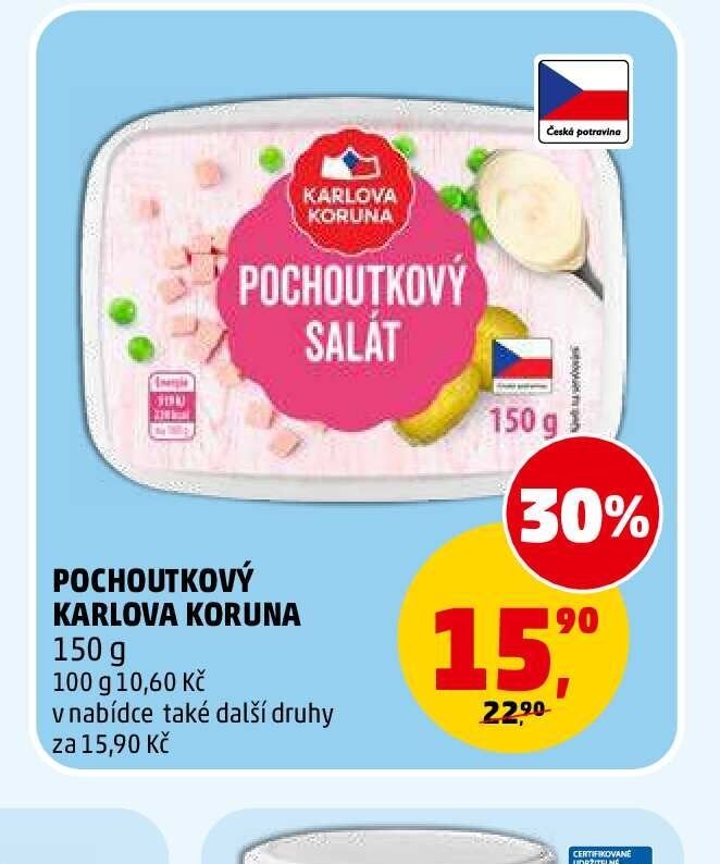 POCHOUTKOVÝ SALÁT KARLOVA KORUNA 150 g