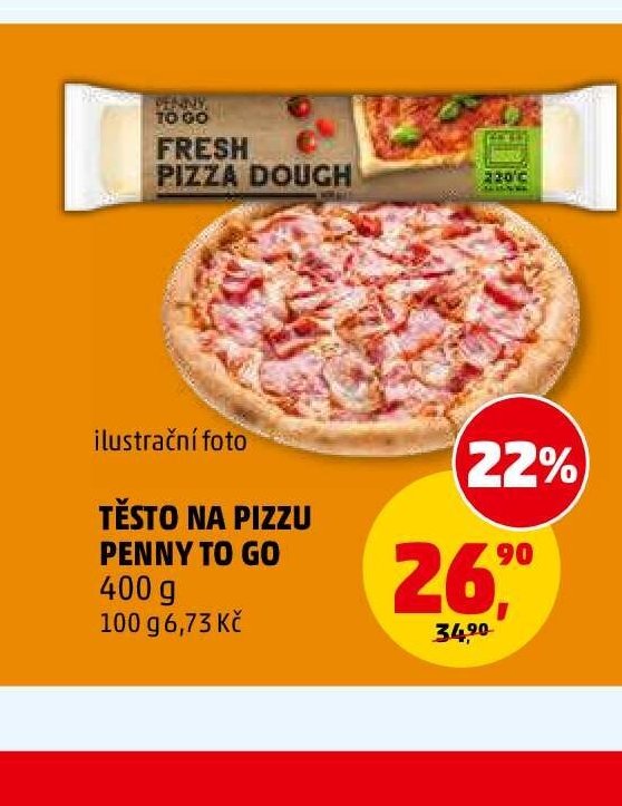 TĚSTO NA PIZZU PENNY TO GO 400 g