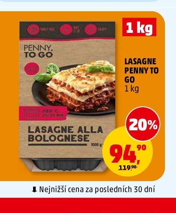 LASAGNE PENNY TO GO 1 kg