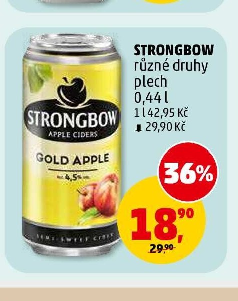 Strongbow různé druhy 0,44 l