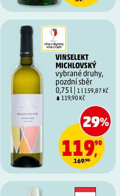 Vinselekt Michlovský vybrané druhy - Penny Market akcniletaky.com