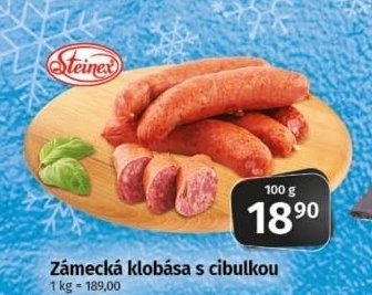 Zámecká klobása s cibulkou