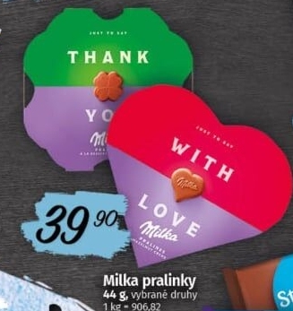 Bonboniéry Milka
