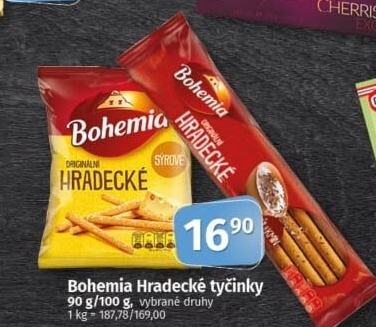 Hradecké tyčinky Bohemia