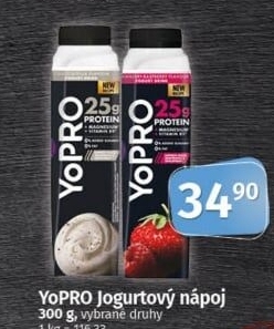 Jogurtový proteinový nápoj Yopro