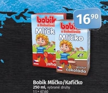 Ledová káva Kafíčko Bobík