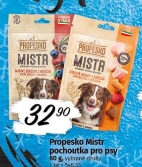 Pamlsky pro psy Mistr Propesko