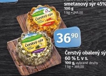 Sýr čerstvý v koření Kromilk