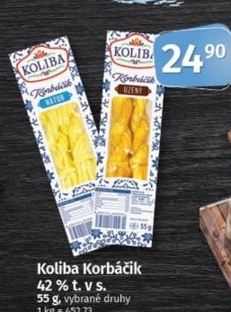Sýr korbáčik Koliba Bystřice pod Hostýnem