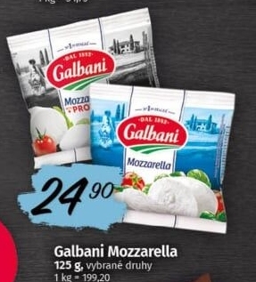 Sýr Mozzarella Galbani