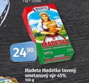 Sýr tavený smetanový Madetka