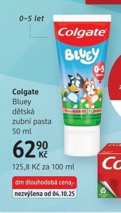 Colgate Bluey dětská zubní pasta 50 ml