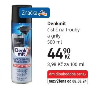 Čistič na trouby a grily Denkmit