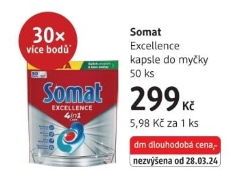 Tablety do myčky Excellence Somat