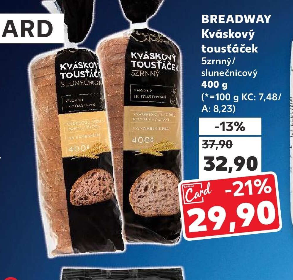 Breadway Kváskový toustáček