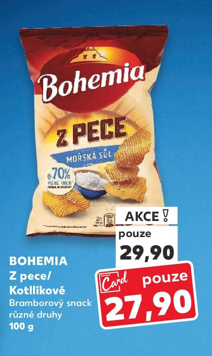 Bohemia Z pece / Kotlíkové bramborové snacky