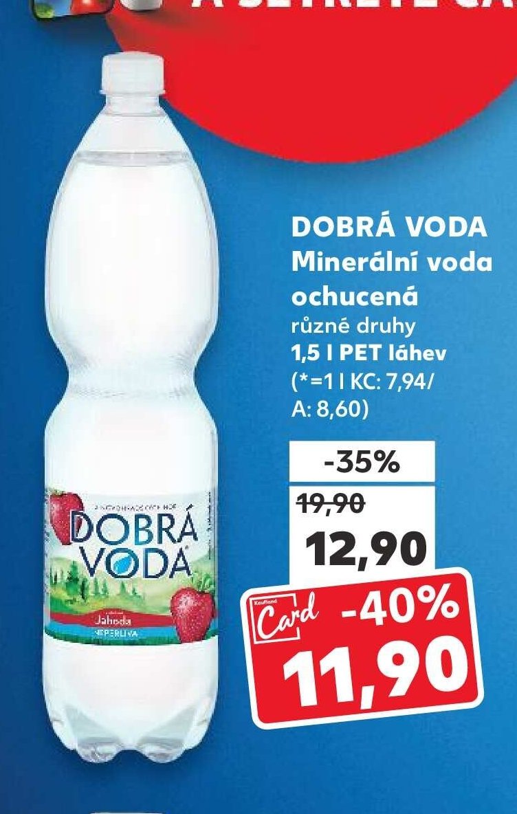 Dobrá voda minerální voda ochucená