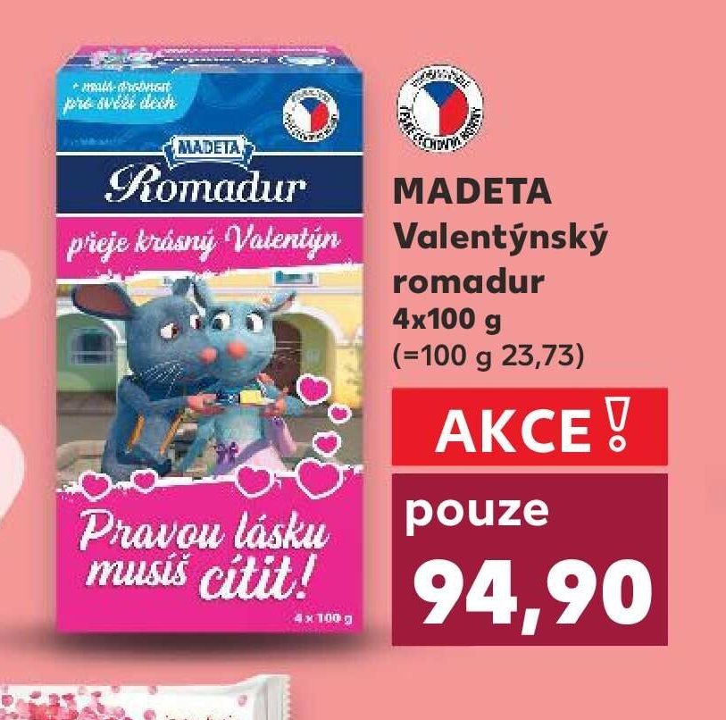 MADETA Valentýnský romadur