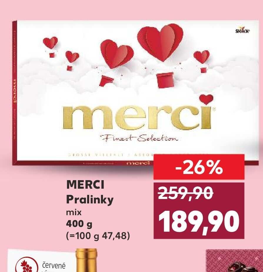 MERCI Pralinky
